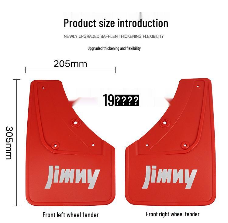 Rotes Fender-Emblem für Suzuki Jimny 2019