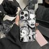 Husă de telefon Singer T-Madonna Pentru IPhone 16 17 15 14 12 13 Pro Max Culoare Neagră Husă Rezistentă la Șocuri