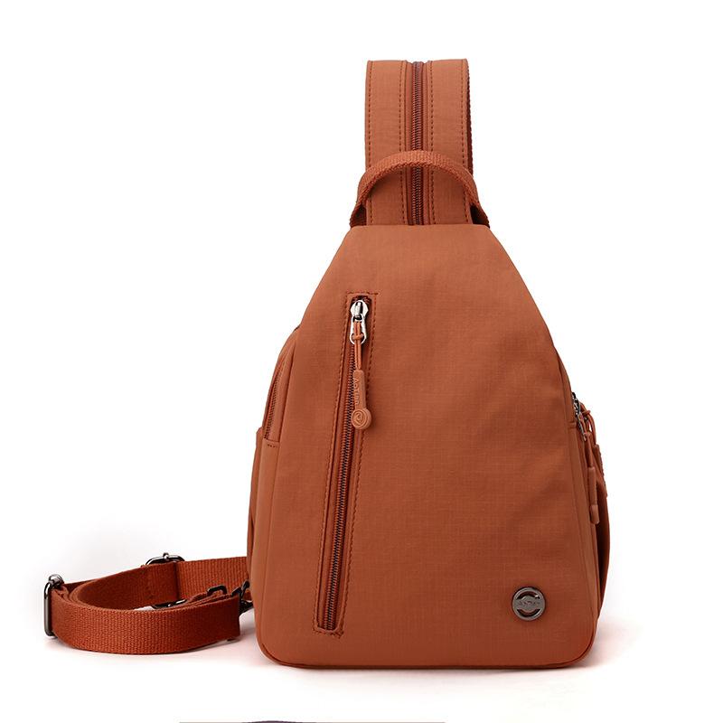 

Женский многофункциональный рюкзак, многосекционная нагрудная сумка, сумка через плечо оранжевый