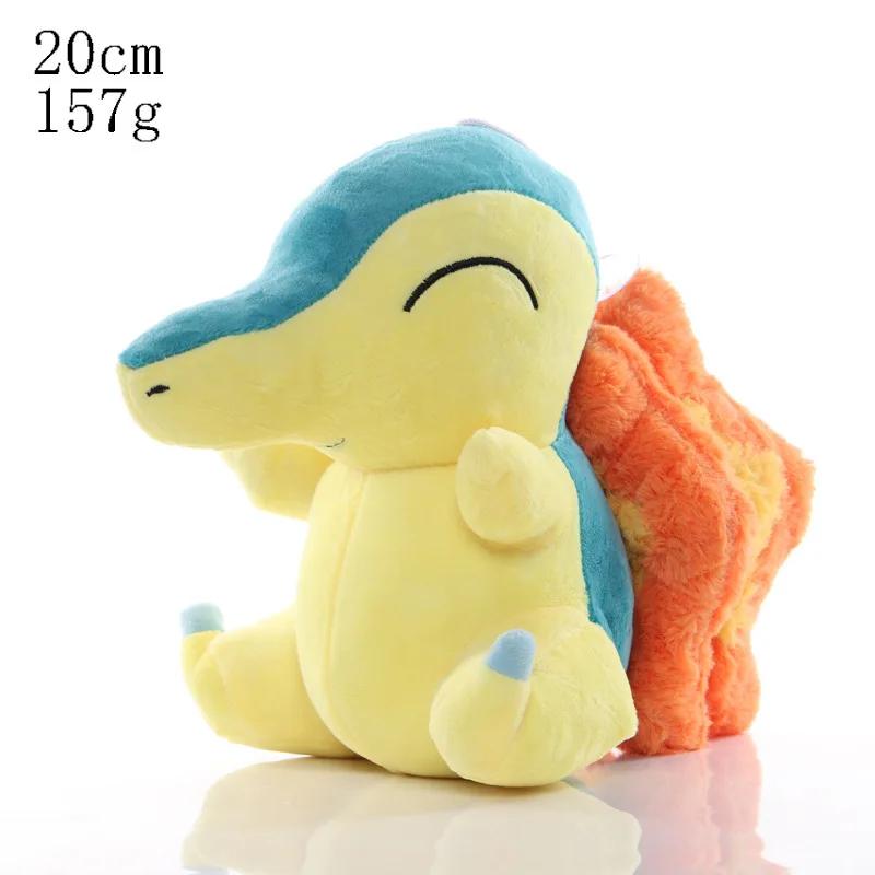Pikachu Peluche Squirtle Bulbasaur Charmander Cyndaquil Plush Stuffed Toys Hobbies Collection Xmas Birthday Gifts
