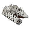 Unisex Y2K Crystal Rhinestone Skull Belt
