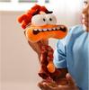 Disney Pixar Inside Out 2 Anxiety Plush Toy 30cm Orange Stuffed Doll with Jibbitz Charm Collectible Gift for Kids