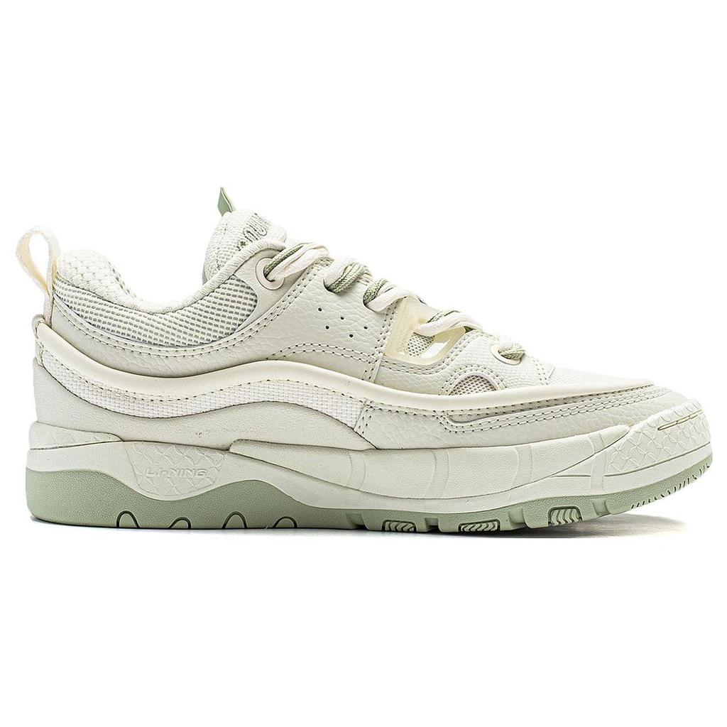 Li Ning CF Su Yu 3.5 Casual Versatile Non-Slip Wear-Resistant Low-Top Sneakers Women Sneakers Beige AGCT332-3