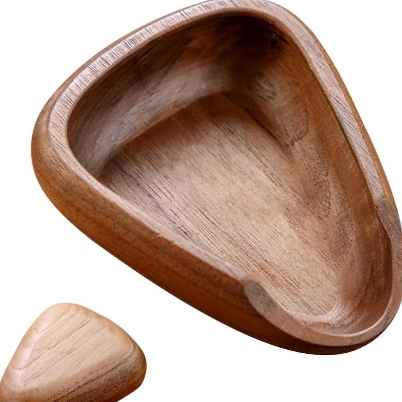 Wooden Coffee Bean Tray with Black Sprayer Wood Dish for Coffee Beans Large Capacity Coffee Grinders Accessories