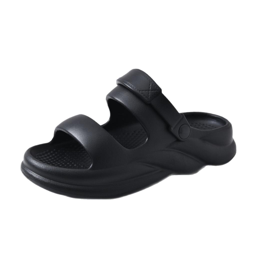 Men's Slippers Outdoor Sports Beach Shoes Non-slip Waterproof Deodorant Platform Sandals Men's Soft-soled Summer Cool Slippers