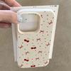 Cherry Bow Lichee Pattern Phone Case For Samsung S26 S25 Ultra Cases Galaxy S24 FE S23 Plus S22 A16 A26 A36 A56 A55 A54 5G Cover