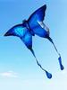 Xxl Kite Butterfly Blue Glowing Led 150Cm