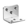 10 Corner Brackets + 60 Thickened Corner Brackets Stainless Steel Right-angle Fasteners, for Fixing Tables, Chairs, Wooden Beds, 90-degree Connection.