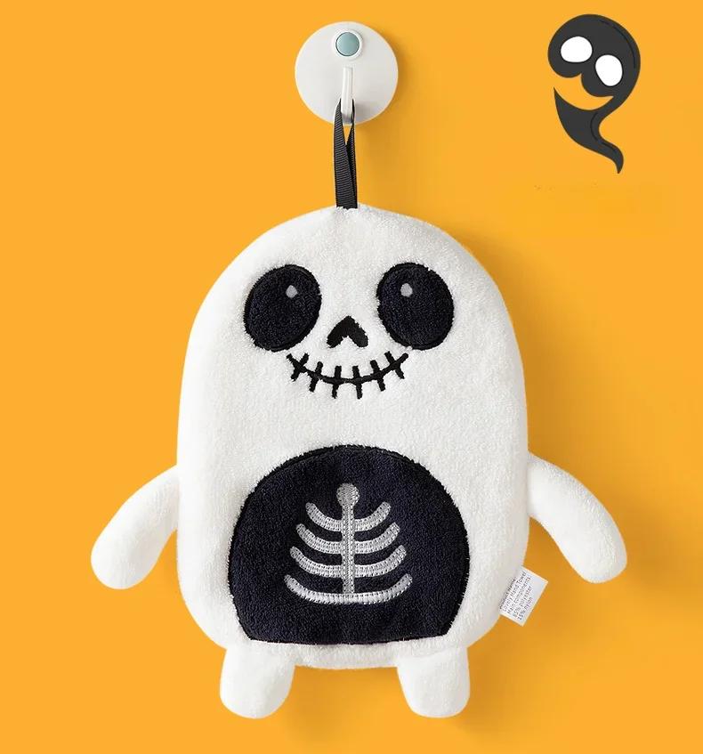 

Полотенце для рук на Хэллоуин, Франкенштейн, череп вампира, тыква, полотенце для рук, быстросохнущее, толстое, подвесное полотенце для рук для детей и взрослых