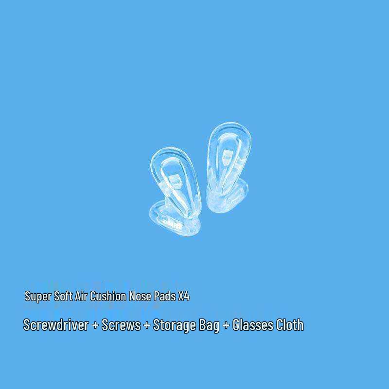 Eyeglass Repair Kit: Screwdriver Set, Nail Cutter, Nose Pads, Frameless Accessories