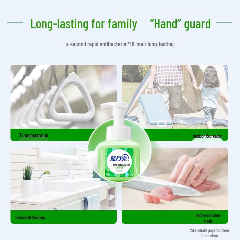 Blue Moon Foaming Antibacterial Hand Wash with Natural Aloe