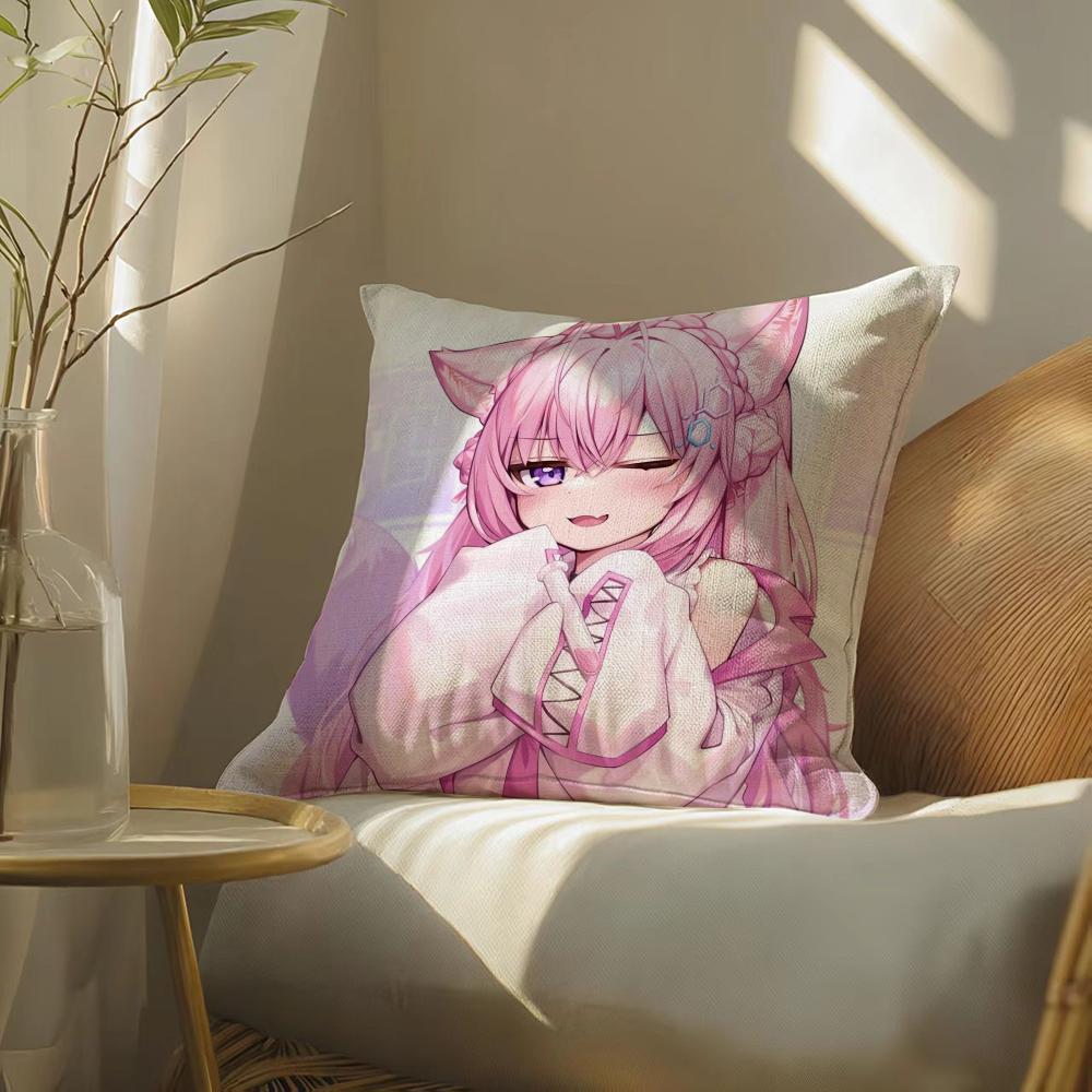 12Chocolanekoparaanime Pillow Case Pillowcase, Double-Sided Printed, Sofa Cushion, Bedroom Headboard