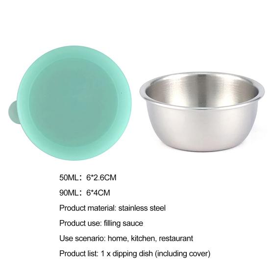 Купить Чашка для соуса без BPA, 50/90 мл, с красочной крышкой ...