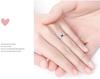 [Rockyu] Men's Ring, Free Size, Sterling Silver 925, Couple's Ring, Popular, Simple, Elegant, Wedding, Engagement Ring, Adjustable Size, Pure Silver R