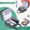 Portable Photo Printer Bag Polyester Elastic Band Handles Photo Printer Carrying Bag with Pockets Large Capacity Storage Bag