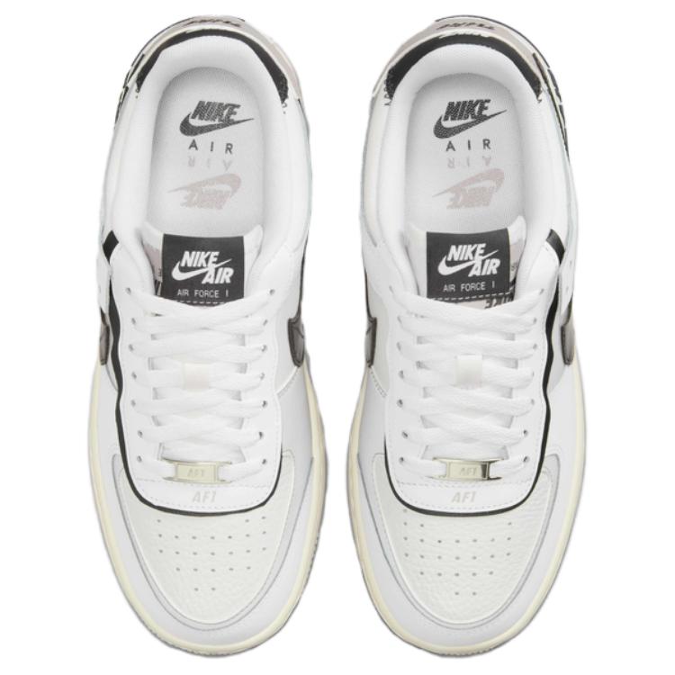 Nike Air Force 1 Shadow Hvit Off Noir Dame Sneakers College-Grå Platinum-Tone DZ1847-110