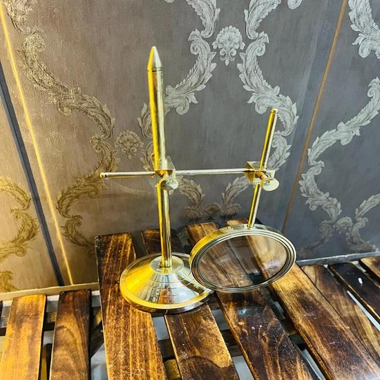 Messing Lupe mit Ständer Heim Büro Dekor Tischplatte Hochzeit Jubiläum Geburtstag