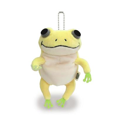 Morisaka Global Mochikaeru Mini Lemon Plush Toy, 7 X 5 X 14 Cm, Soft and Comfortable To the Touch, Cute Animal, MOKR-0088L