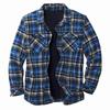Europe, America, Autumn and Winter New Classic Plaid Shirt, Long-sleeved Loose Fleece Jacket Shirt