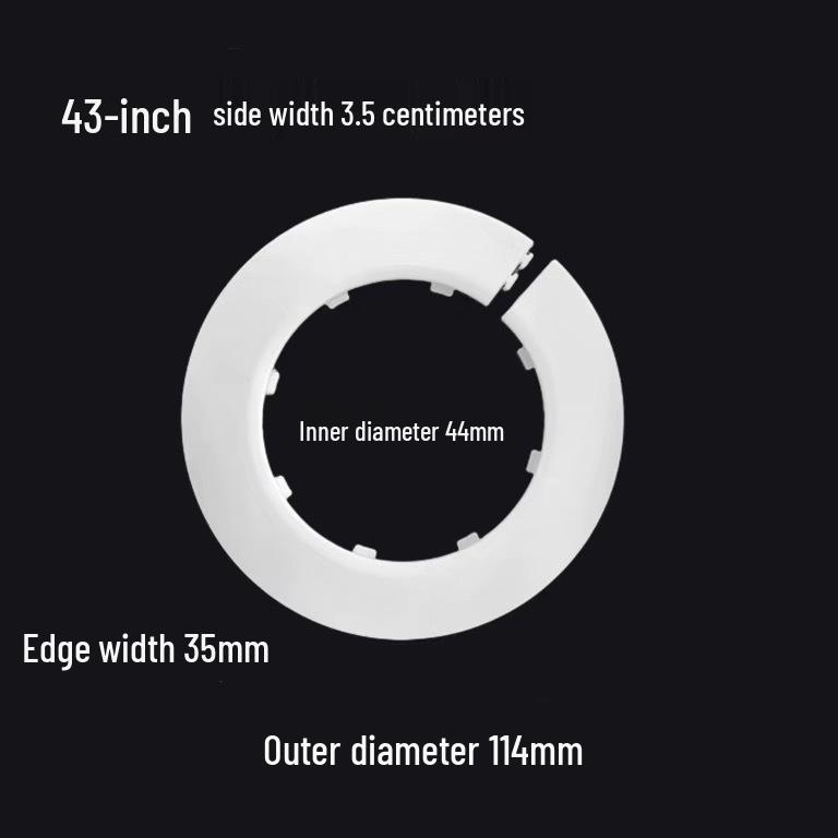 Decorative Pipe Cover Ring for Air Conditioning and Heating Valves