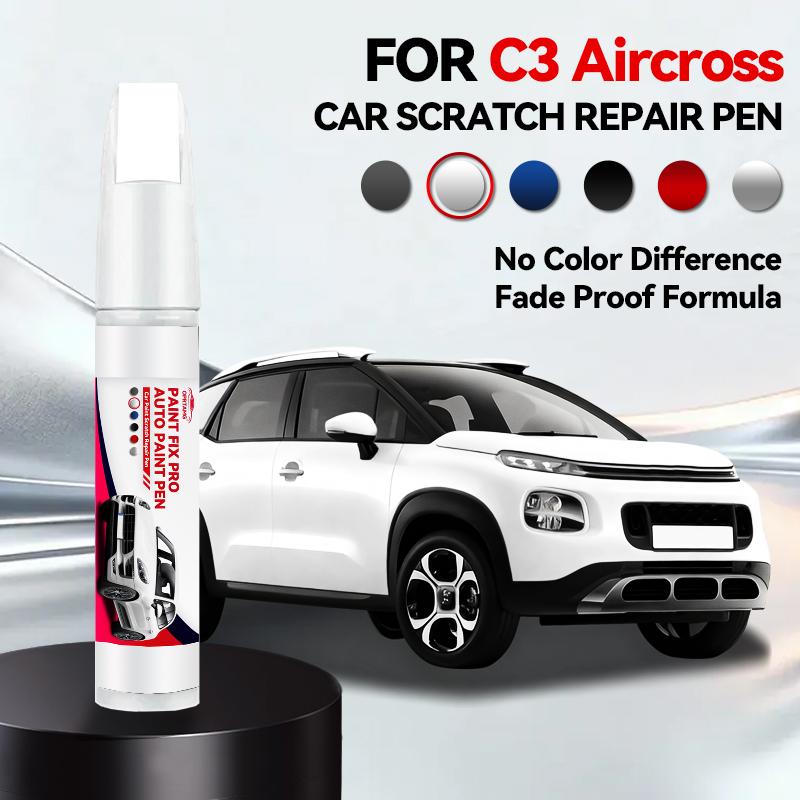 For Citroen C3 Aircross 2017-2025 PF1 Paint Repair Pen Touch Up Scratch Remover DIY Auto Accessories Black White Blue Grey Green