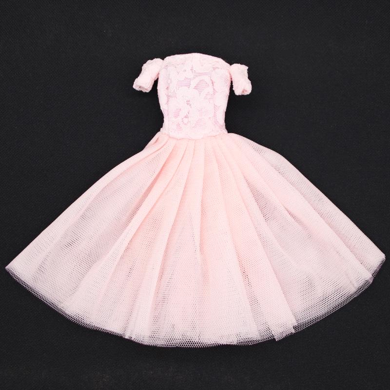 Multicolored Mini Mesh Skirt for 29cm Dolls - Babi Wedding Dress, Short Dress-Up Skirt for Toy Girls