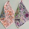 4 Layer 38X40Cm Cotton Yarn Decorative Pure Cotton Dish Cloth Quick Dry Tea Towel Retro Floral Hand Towel Home Restaurant