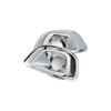For Jeep Compass 2011-2016 Chrome Front Bumper Fog Light Lamp Cover New