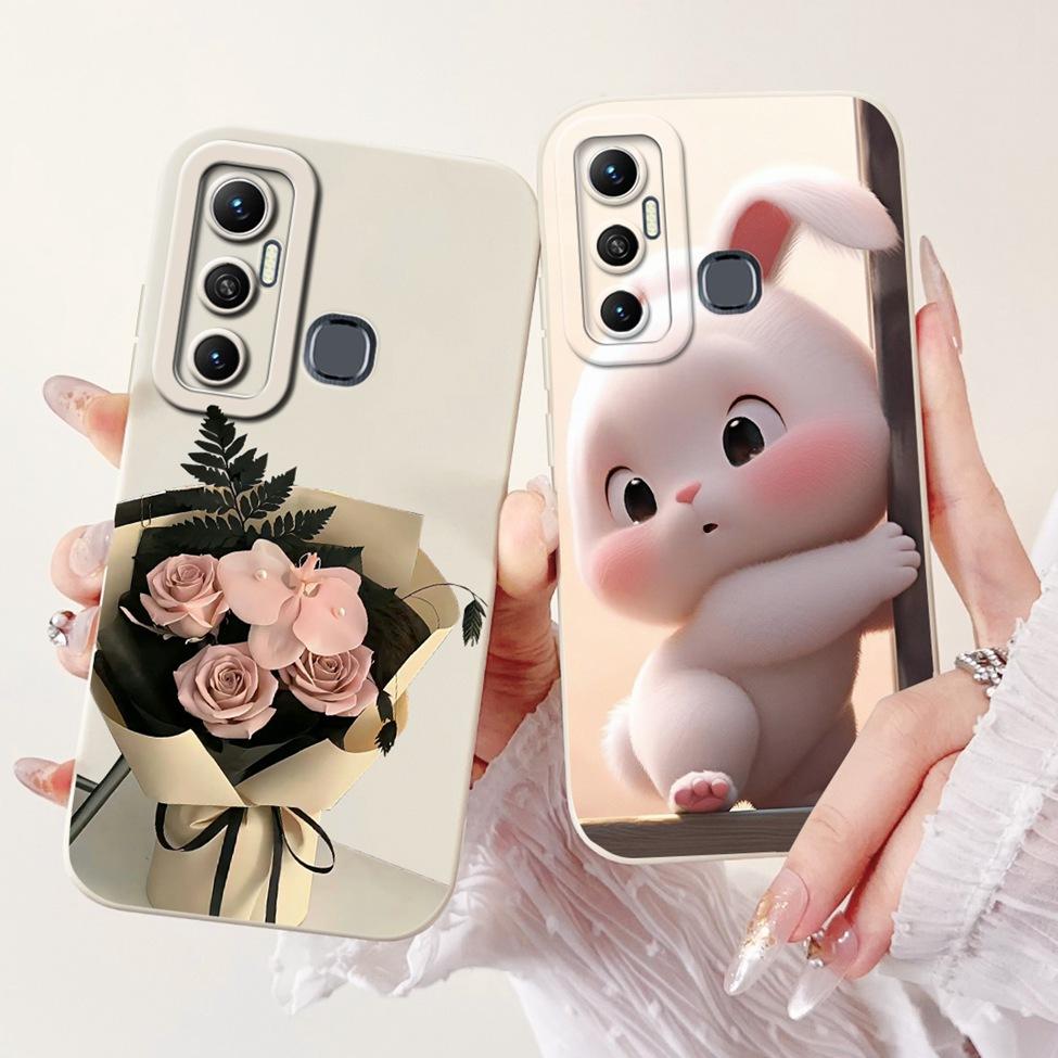 Für Infinix Hot 11 Hülle X662 Silikon Niedlich Mode Schmetterling Liebe Bemaltes Cover Für Infinix Hot 11 2021 Handyhülle X662B X689F