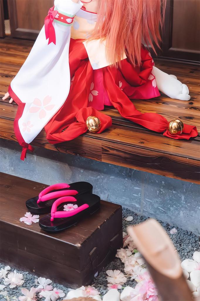 VTuber Cosplay Sakura Miko Cosplay Costume VTuber Cosplay Mikochi Sakura Miko Virtual YouTuber VTuber Cosplay Hololive HZ [NOKIJP] (Sakura Miko, L)