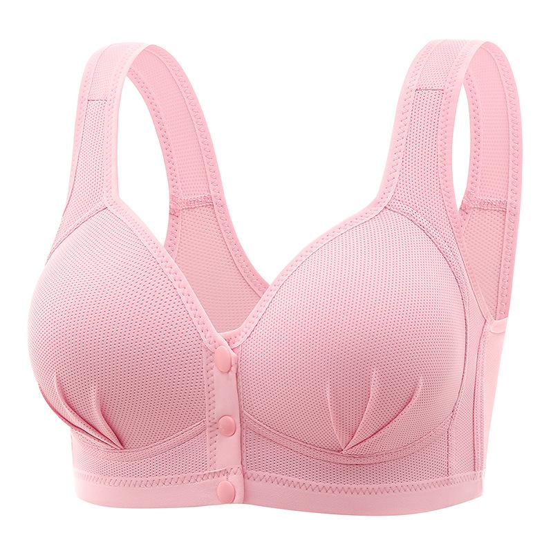 Large Size No Steel Ring Nursing Mother's Beautiful Back Underwear, Thin, Comfortable, Breathable, Gathering and Adjustable Mother Bra