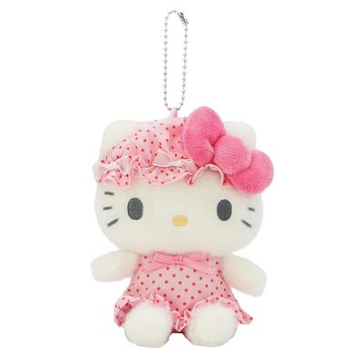 Sanrio Characters Nightcap Ribbon Hello Kitty Mascot 213853-25 H14 X W10.5 X D7.5cm