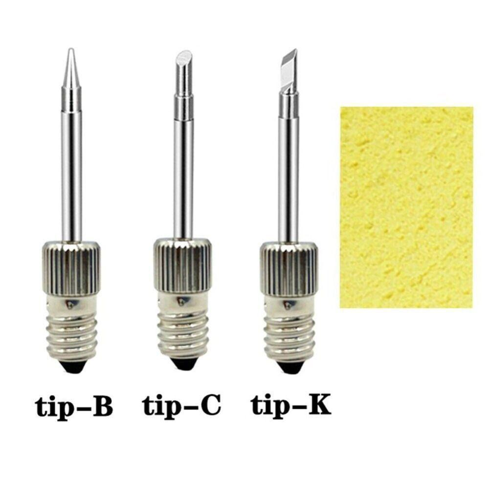 B C K Type USB Soldering Iron Tip 8W Soldering Tools Set Portable Welding Tips