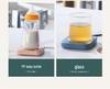 USB-Powered Ceramic Heated Coaster for Constant 55°C Warmth - Ideal Gift