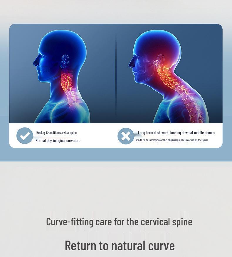 EVA Acupressure Massage Pillow & Mat for Cervical Spine, Shoulder Blade, and Neck Relief