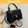 Stylish Pu Leather Shoulder Bag 2024 New Winter Fashion Urban Simple Small Crossbody Bag