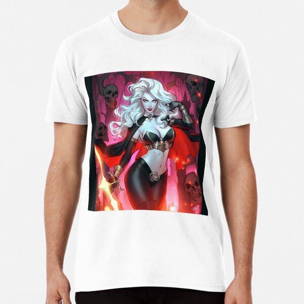 

Goddess Lady Death comic style v2 S to 5XL Made in the AU/USA T-Shirt M