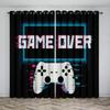 Lightening Game Cool Gamepad Switch Boy Curtains Blinds Great for Living Room Kids Bed Room Bathroom Kicthen Door Home Decoration