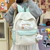 Schoolbag Korean ins printed schoolbag high value large capacity backpack Mori small fresh primary and secondary school students cute backpack