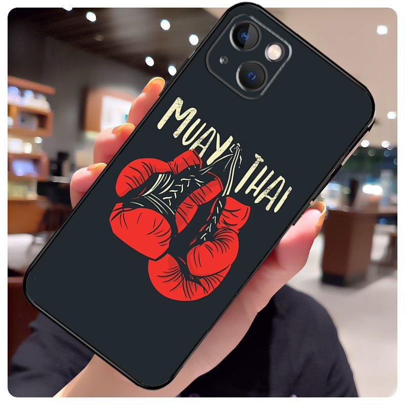 

Muay Thai Martial Art Case For iPhone 15 Pro Max 14 13 12 11 16 17 Pro Max mini 15 16 Plus 16e 17 Air Phone Cover iPhone 15