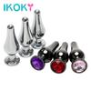 IKOKY Anal Metal Plug Butt Plug Prostata Massage Erotic Adult Products Sex Toys for