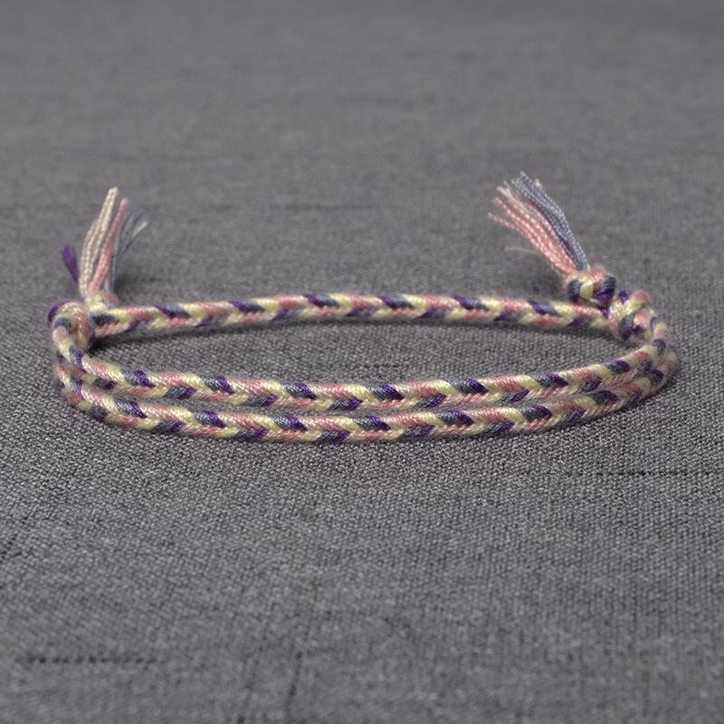 AKK Combed Cotton-Linen Handwoven Bracelet – Versatile, Comfortable, Stylish for Couples and Students