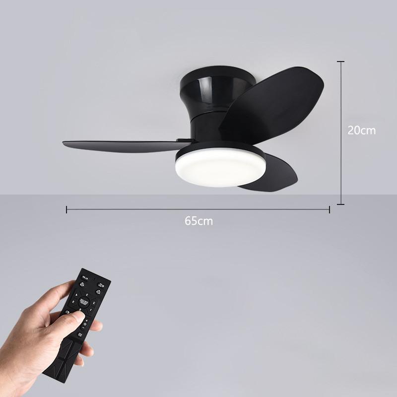 3 Light Colors 6 Speed Adjustable Ceiling Fan Light Kitchen Balcony Fan Lamp Living Room Modern LED Lighting Fan