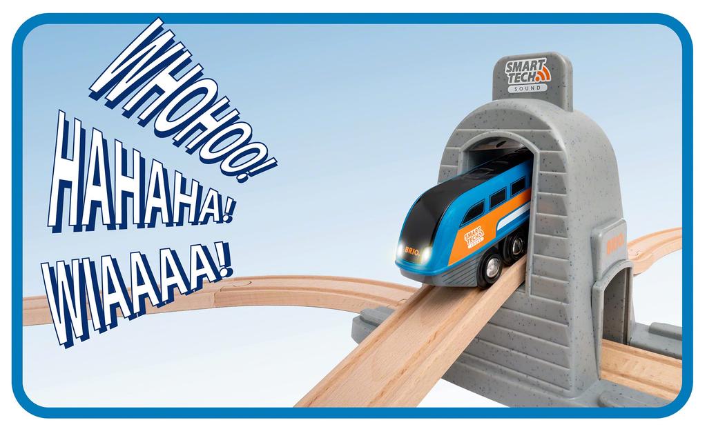 BRIO WORLD Smart Tech Sound Action Tunnel DX Set 33977
