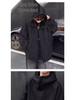 Autumn Men's Space Cotton Hooded Heavyweight Hoodie: Versatile Solid Color Jacket for Couples - Suitable for Spring and Autumn.