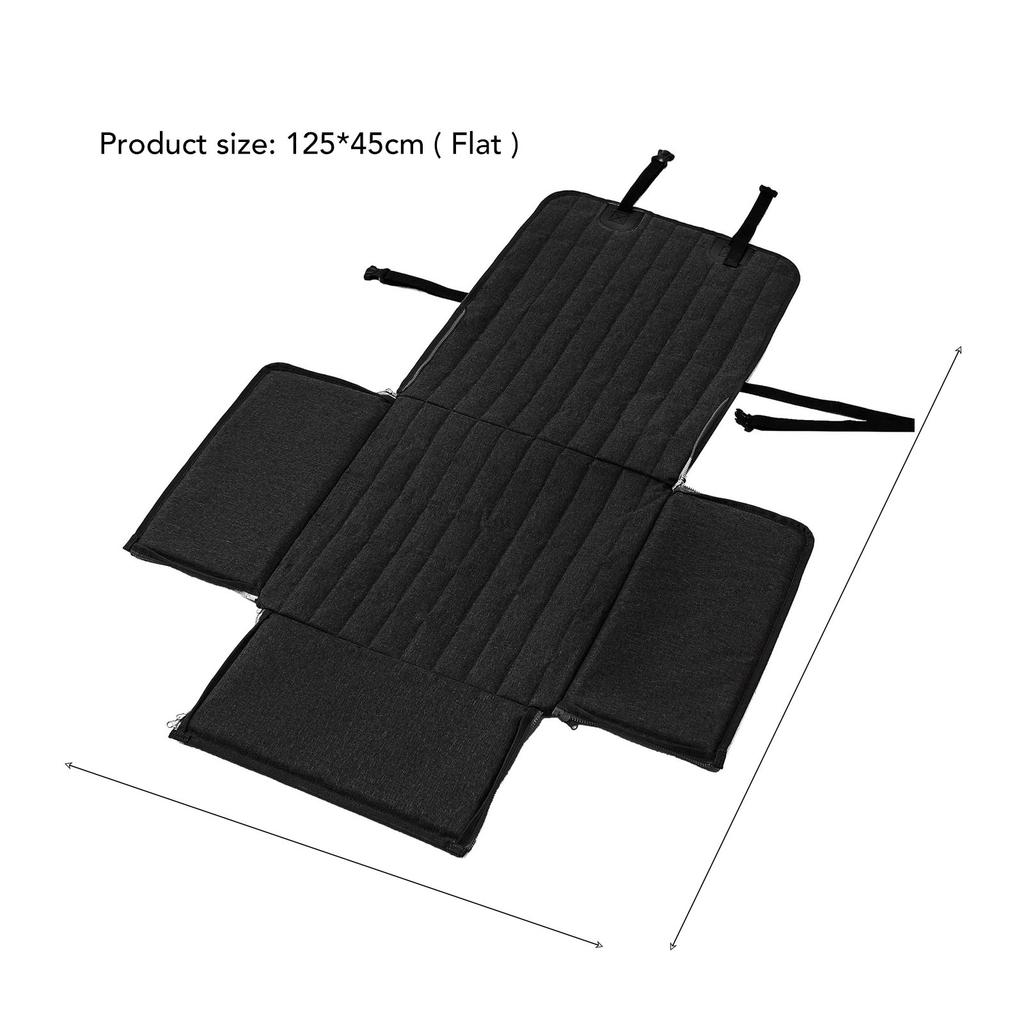 Hundeautositzbezug für Rücksitz Vordersitz Wasserdichte Haustier-Autositzmatte Abnehmbare Hundematte Multifunktionales Design Robustes Gewebe