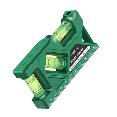 Medidor de Nível Magnético Medição Precisa Resistência a Impactos Nível Régua Escala HD Mini Ferramentas de Medição