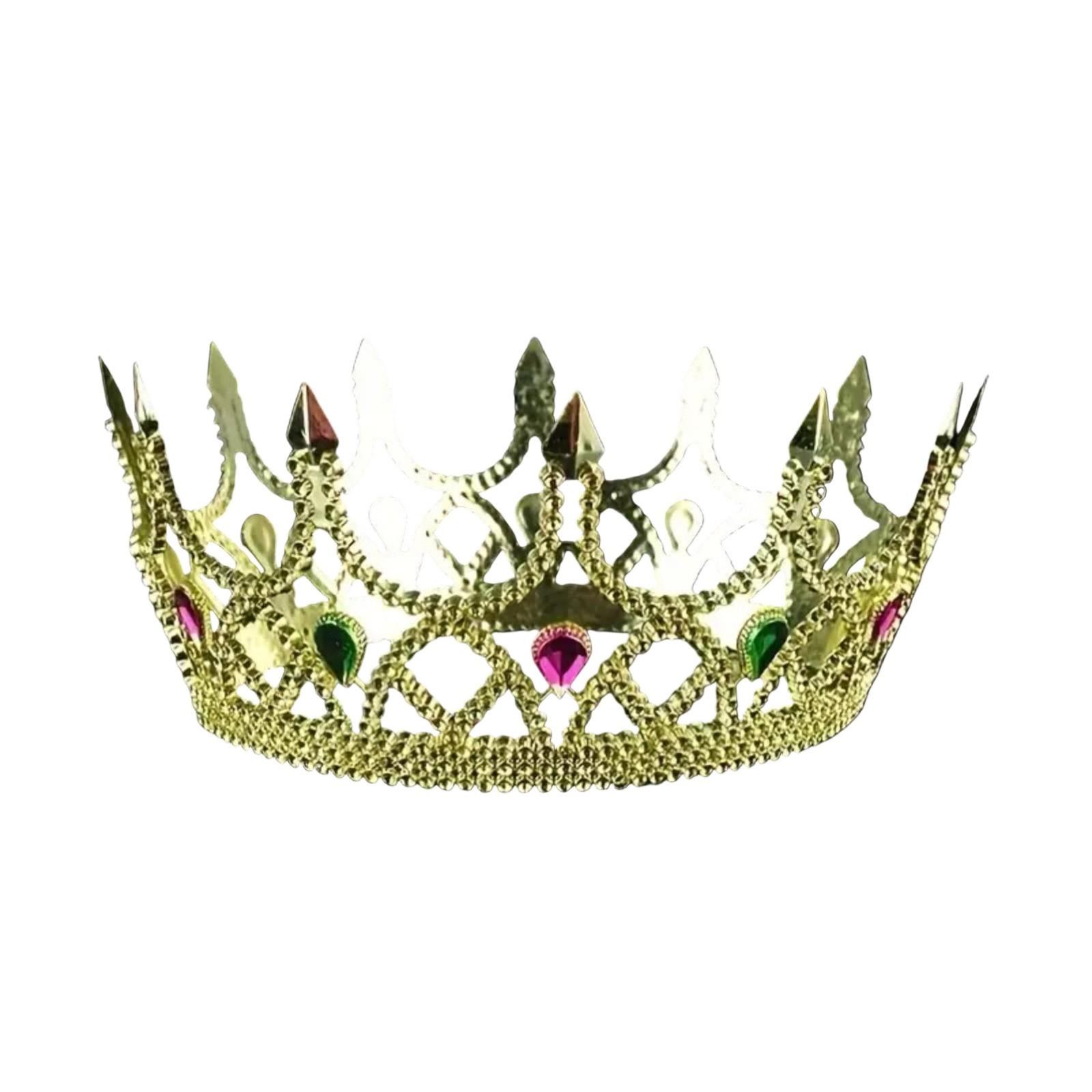 

Детский головной убор Корона для девочек Повязка на голову Аксессуары для волос One Size золотой