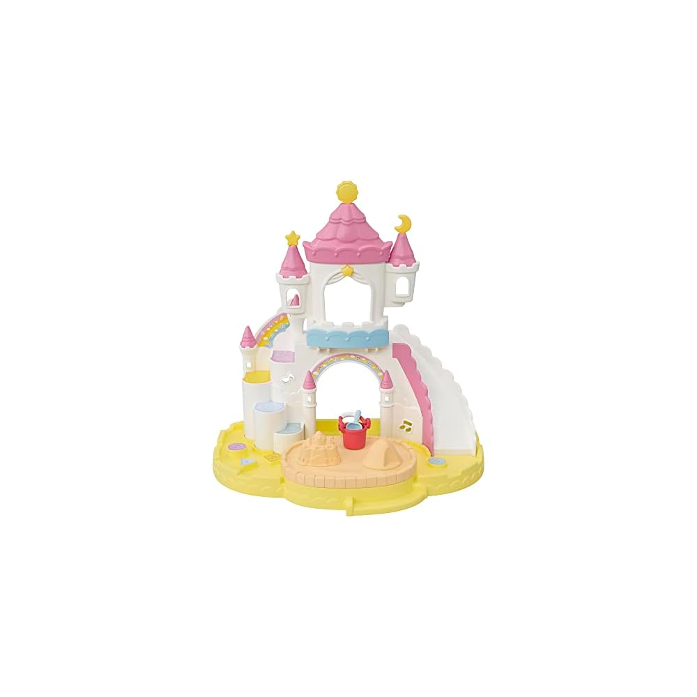 EPOCH Sylvanian Families Playground Equipment Castle Sandpit Pool Set S-72 ST Mark Certified Toy Dollhouse for Ages 3 and Up