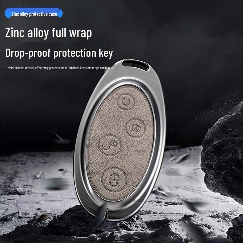 Compatible Key Case for BYD: Qin Plus DMi, Dolphin, Song Plus, Han EV, Yuan Pro, Tang, and E2 Models